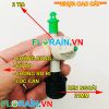 Đầu tưới phun mưa 2 tia ren 21mm Florain