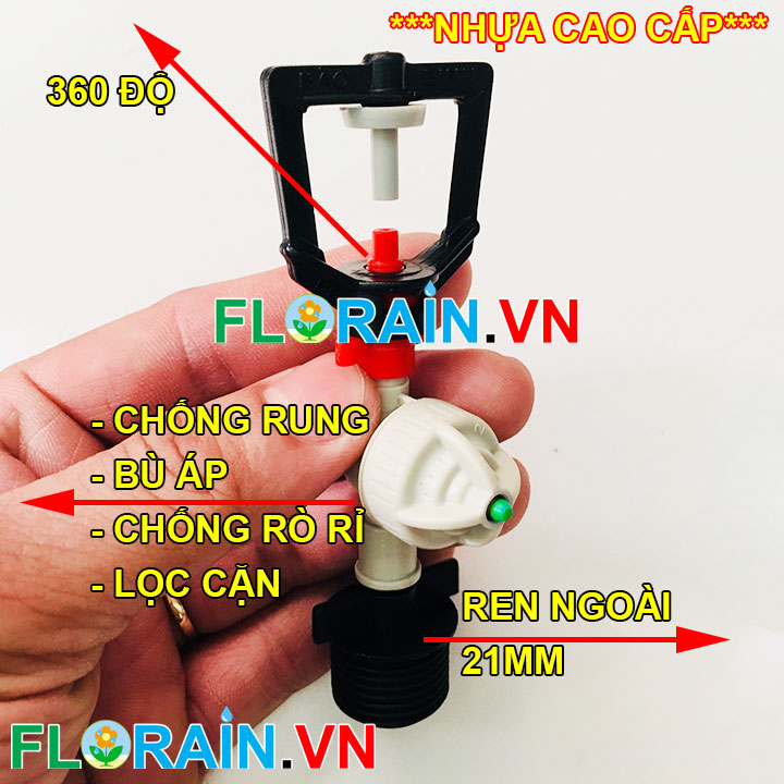 Béc phun sương 360 độ Florain