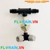 Béc phun sương 4 đầu xám gắn 2 đầu 10mm Florain