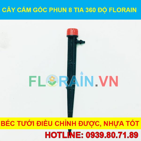 Cây cắm gốc phun nước 8 tia Florain