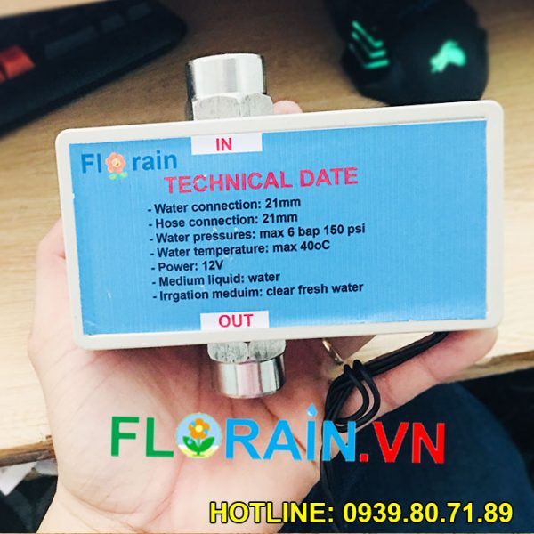 Van nước hẹn giờ dùng điện Florain