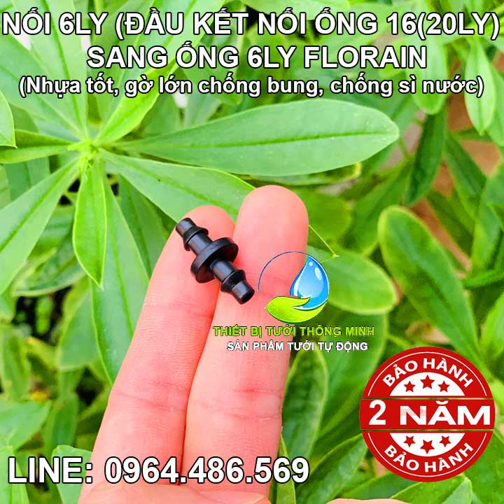 Nối 2 đầu ống 6mm FL-N6